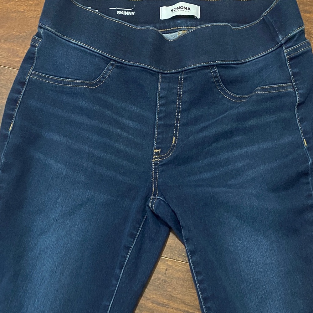 Sonoma Women's Navy Skinny Jeans